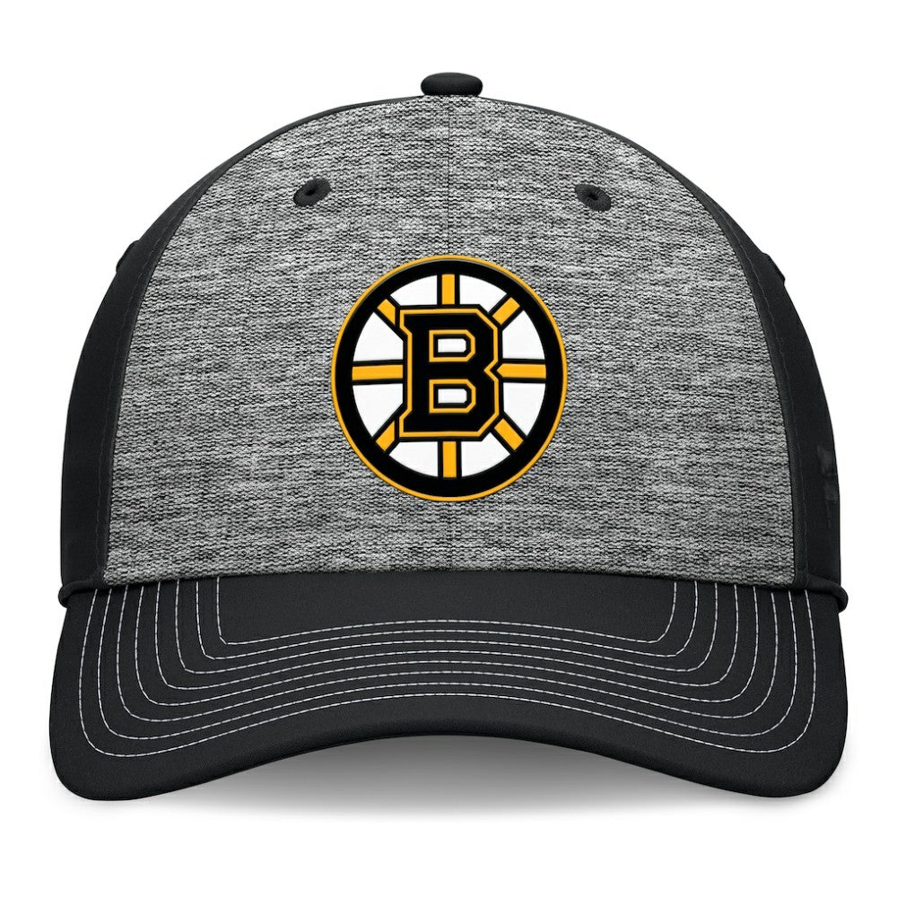 Boston Bruins Fanatics Fundamental Top Shelf 2-Tone Flex Hat For Sale