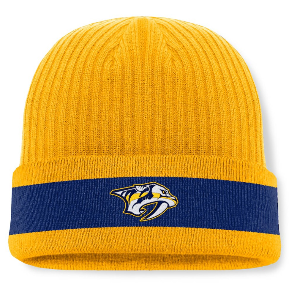 Nashville Predators Fanatics Blueliner Cuffed Knit Hat For Sale