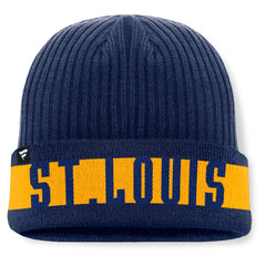 St. Louis Blues Fanatics Blueliner Cuffed Knit Hat For Sale