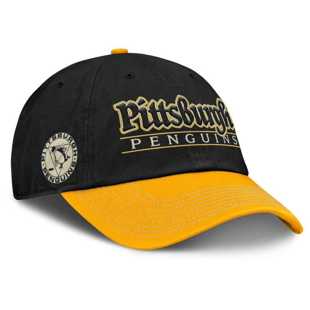 Pittsburgh Penguins Fanatics Heritage Home Ice Two-Tone Adjustable Hat Outlet