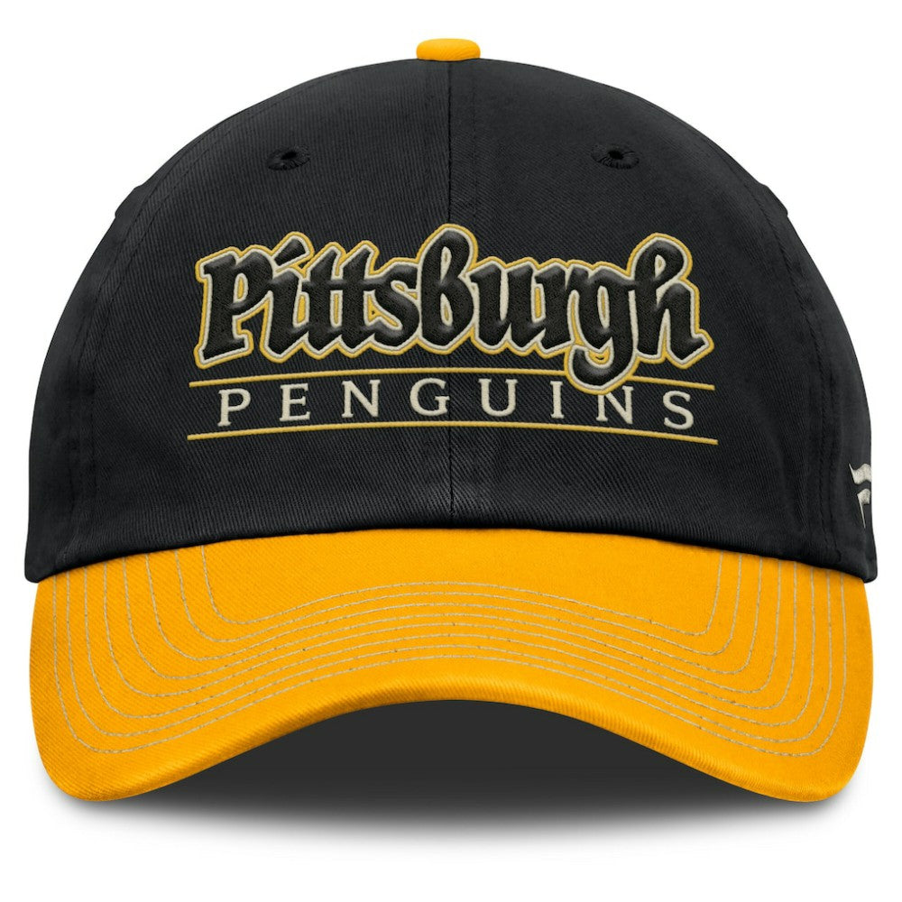 Pittsburgh Penguins Fanatics Heritage Home Ice Two-Tone Adjustable Hat Outlet
