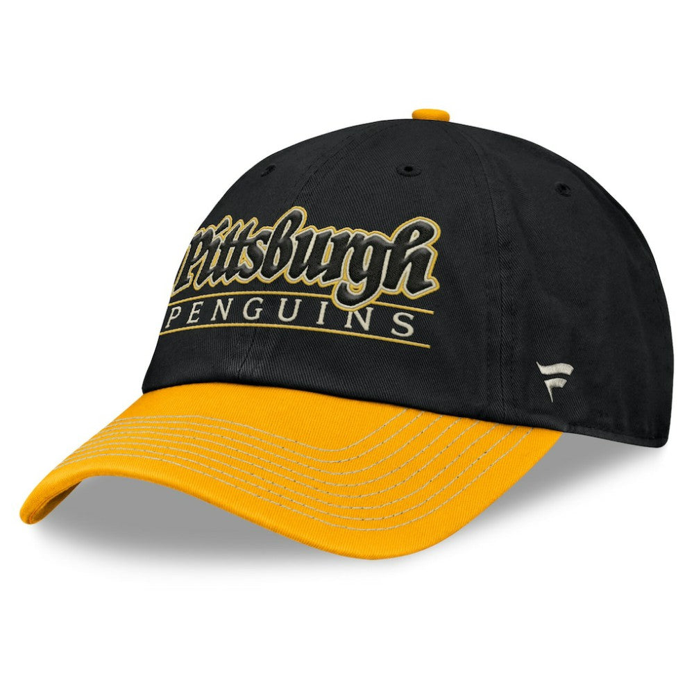 Pittsburgh Penguins Fanatics Heritage Home Ice Two-Tone Adjustable Hat Outlet