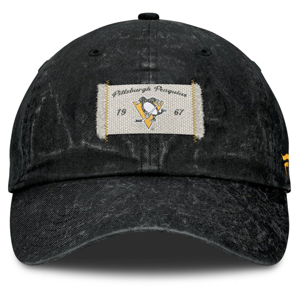 Pittsburgh Penguins Fanatics Women's Heritage Away Game Adjustable Hat Discount