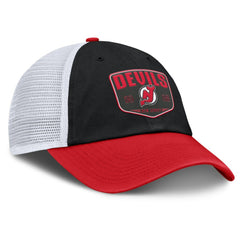 New Jersey Devils Fanatics Fundamental One-Time Trucker Adjustable Hat Outlet