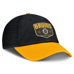 Boston Bruins Fanatics Fundamental One-Time Trucker Adjustable Hat Discount