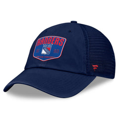New York Rangers Fanatics Fundamental One-Time Trucker Adjustable Hat Online