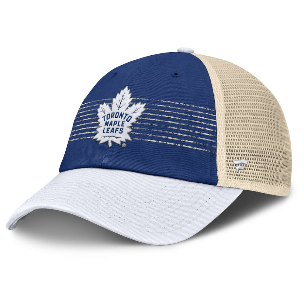 Toronto Maple Leafs Fanatics Heritage Breakaway Trucker Adjustable Hat Sale