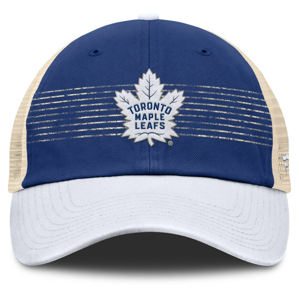 Toronto Maple Leafs Fanatics Heritage Breakaway Trucker Adjustable Hat Sale