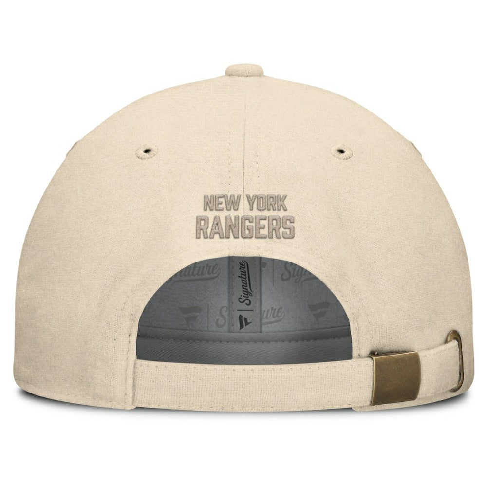 New York Rangers Fanatics Front Office Canvas Adjustable Hat Online