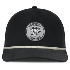 Pittsburgh Penguins Fanatics Front Office Performance A-Frame Adjustable Hat For Sale