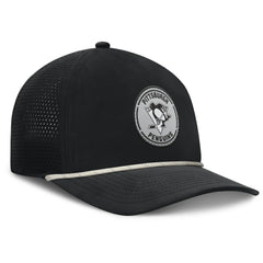Pittsburgh Penguins Fanatics Front Office Performance A-Frame Adjustable Hat For Sale