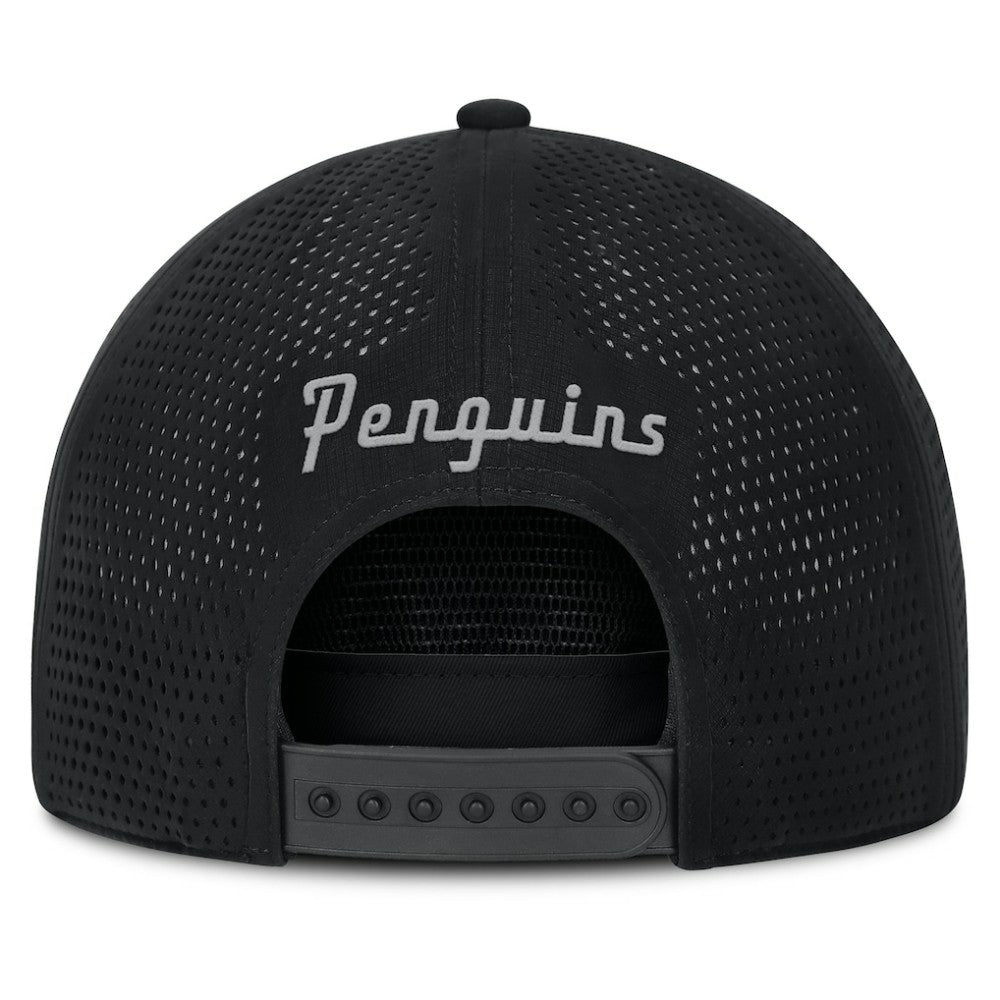 Pittsburgh Penguins Fanatics Front Office Performance A-Frame Adjustable Hat For Sale
