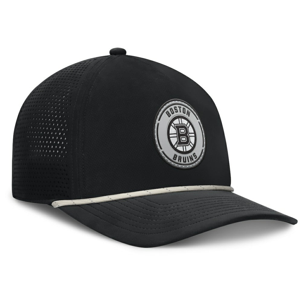 Boston Bruins Fanatics Front Office Performance A-Frame Adjustable Hat On Sale