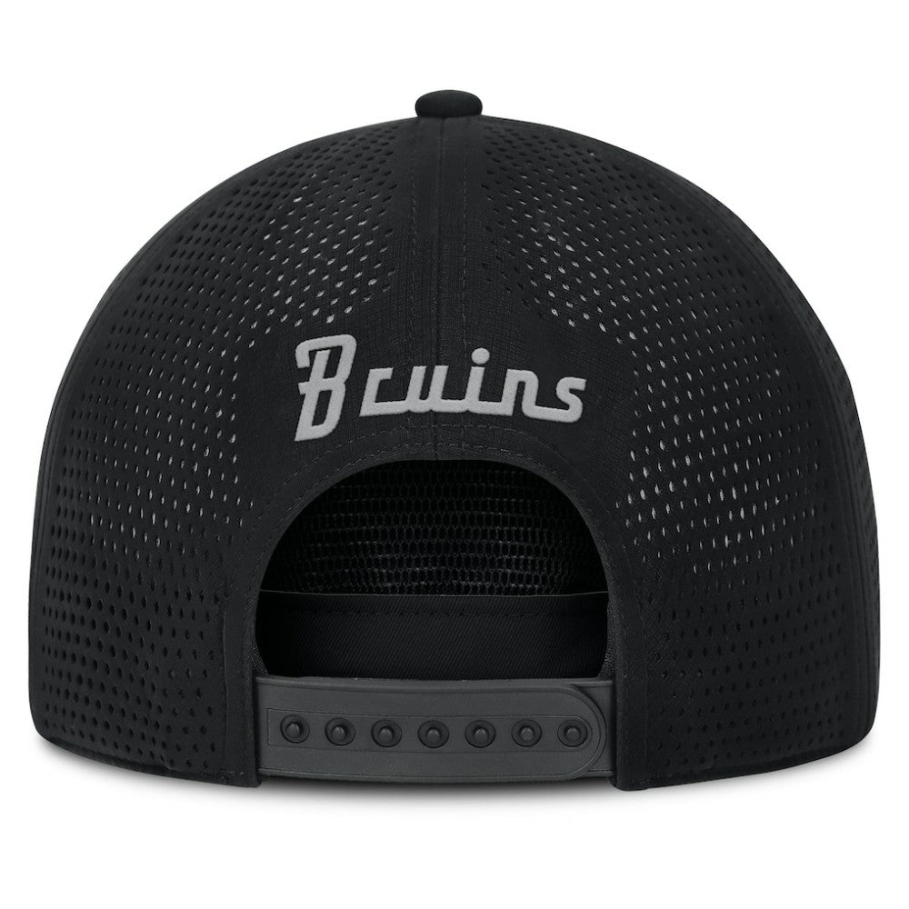 Boston Bruins Fanatics Front Office Performance A-Frame Adjustable Hat On Sale