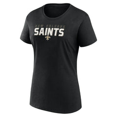 New Orleans Saints  Logo Athletic Women's Lean T-Shirt