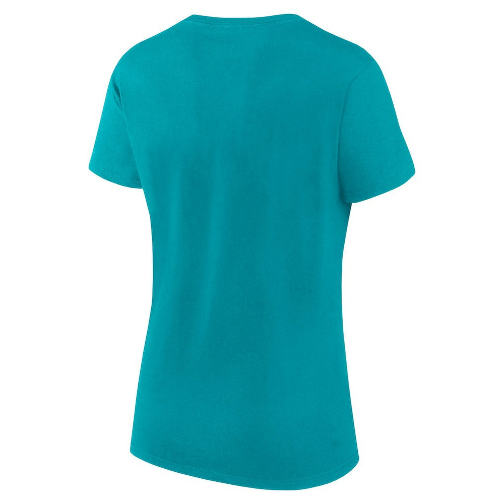 Miami Dolphins  Logo Athletic Women's Lean T-Shirt