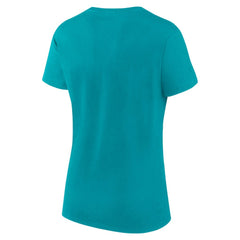 Miami Dolphins  Logo Athletic Women's Lean T-Shirt