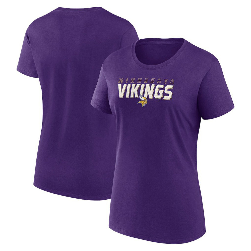 Minnesota Vikings  Logo Athletic Women's Lean T-Shirt