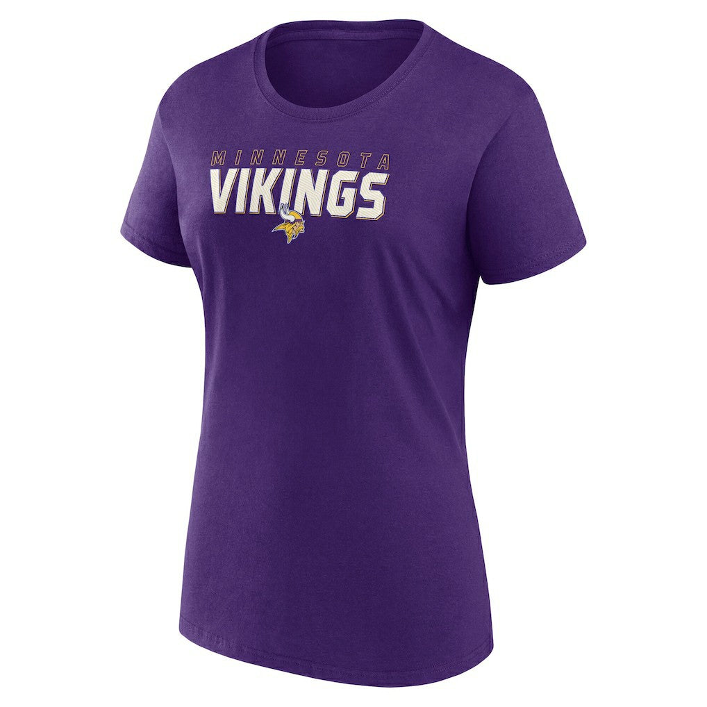 Minnesota Vikings  Logo Athletic Women's Lean T-Shirt