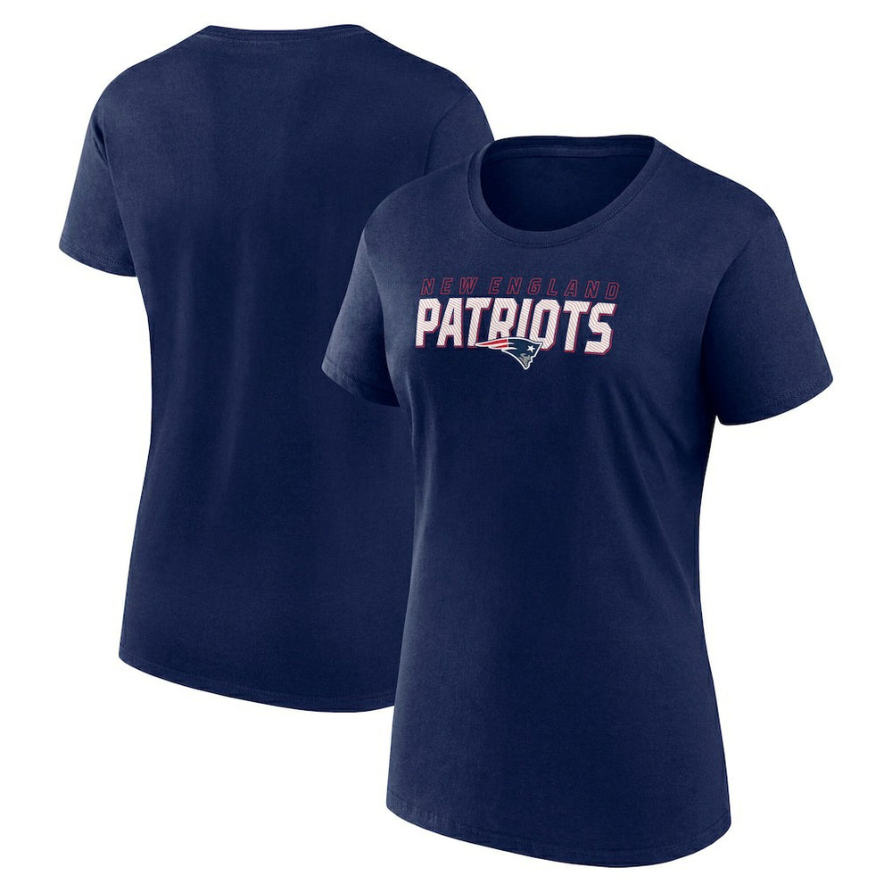 New England Patriots  Logo Athletic Women's Lean T-Shirt