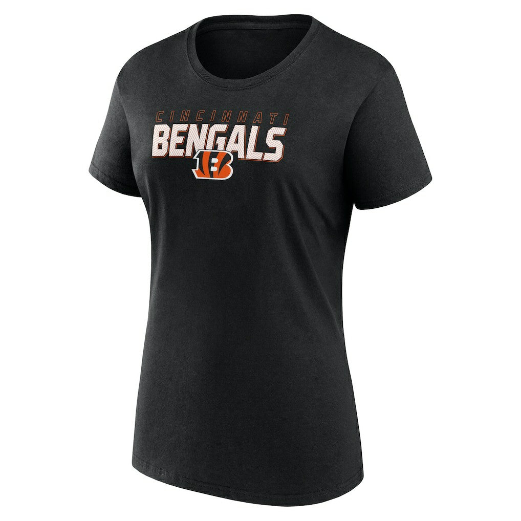 Cincinnati Bengals  Logo Athletic Women's Lean T-Shirt