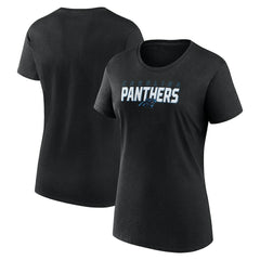 Carolina Panthers  Logo Athletic Women's Lean T-Shirt