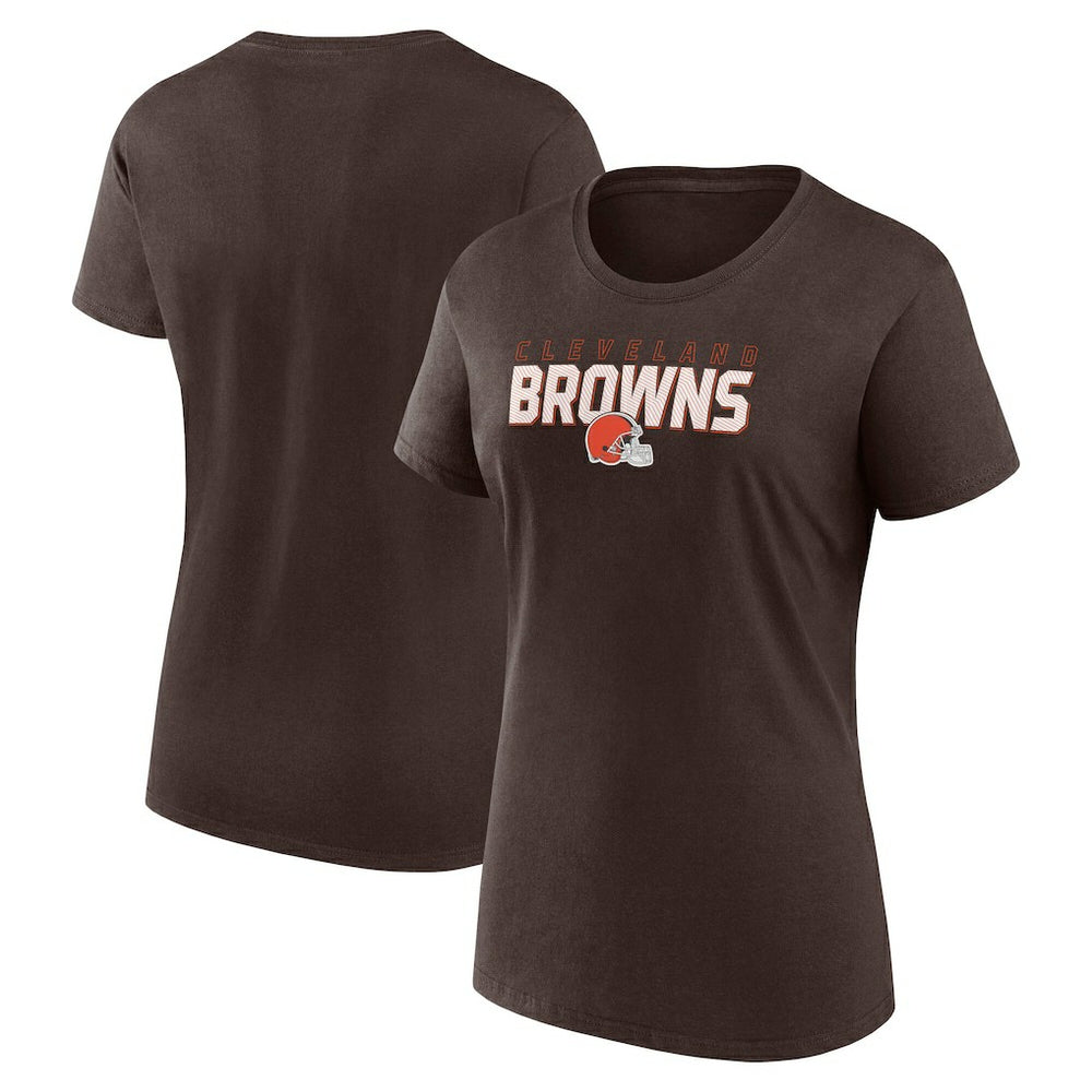 Cleveland Browns  Logo Athletic Women's Lean T-Shirt