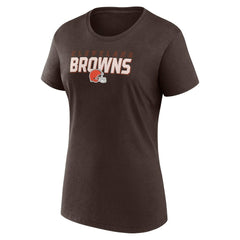 Cleveland Browns  Logo Athletic Women's Lean T-Shirt