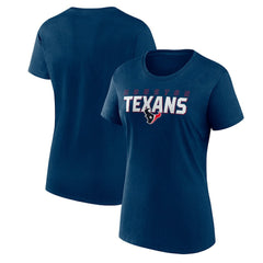 Houston Texans  Logo Athletic Women's Lean T-Shirt