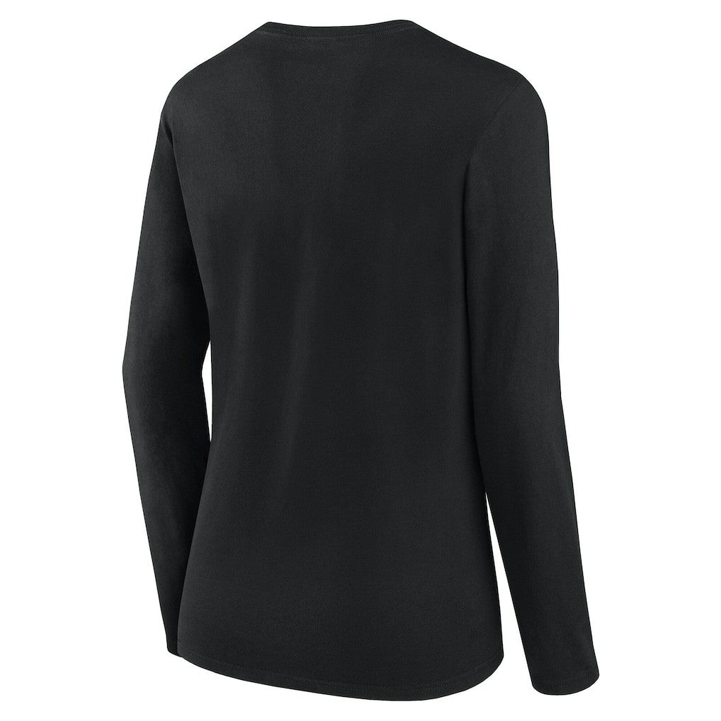 Las Vegas Raiders  Logo Athletic Women's Grip Long Sleeve T-Shirt