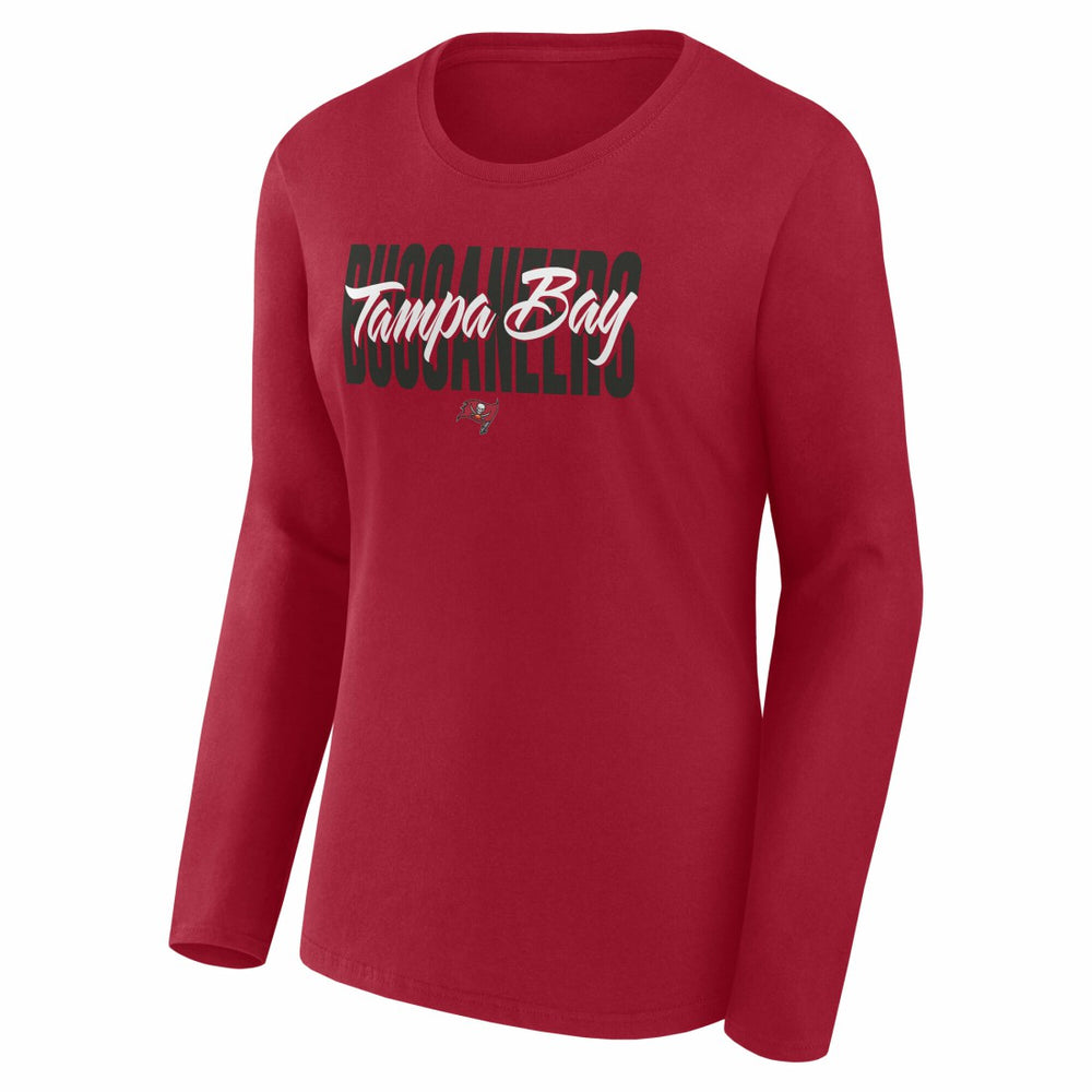 Tampa Bay Buccaneers  Logo Athletic Women's Grip Long Sleeve T-Shirt