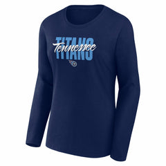 Tennessee Titans  Logo Athletic Women's Grip Long Sleeve T-Shirt