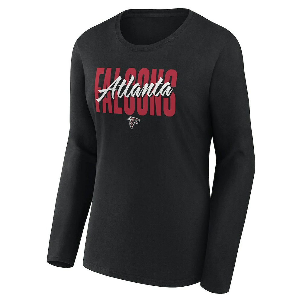 Atlanta Falcons  Logo Athletic Women's Grip Long Sleeve T-Shirt