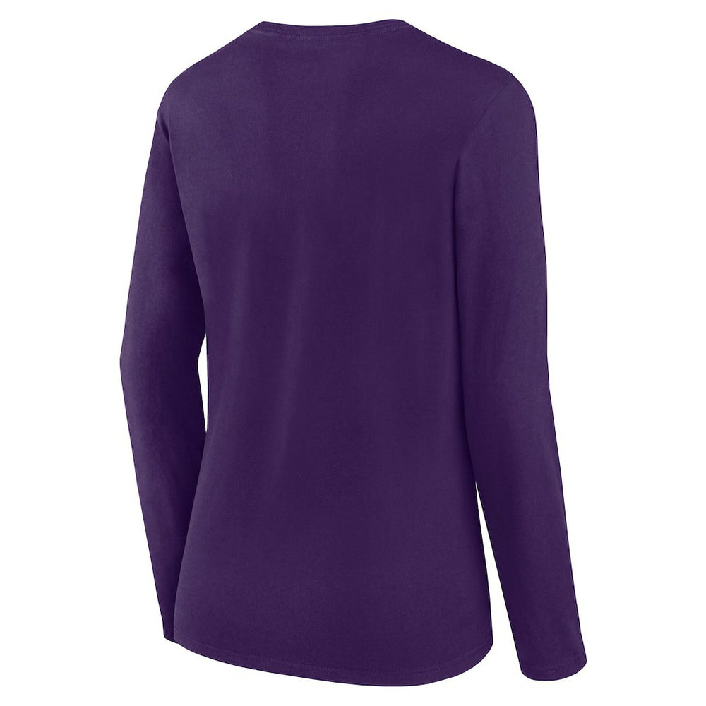 Baltimore Ravens  Logo Athletic Women's Grip Long Sleeve T-Shirt