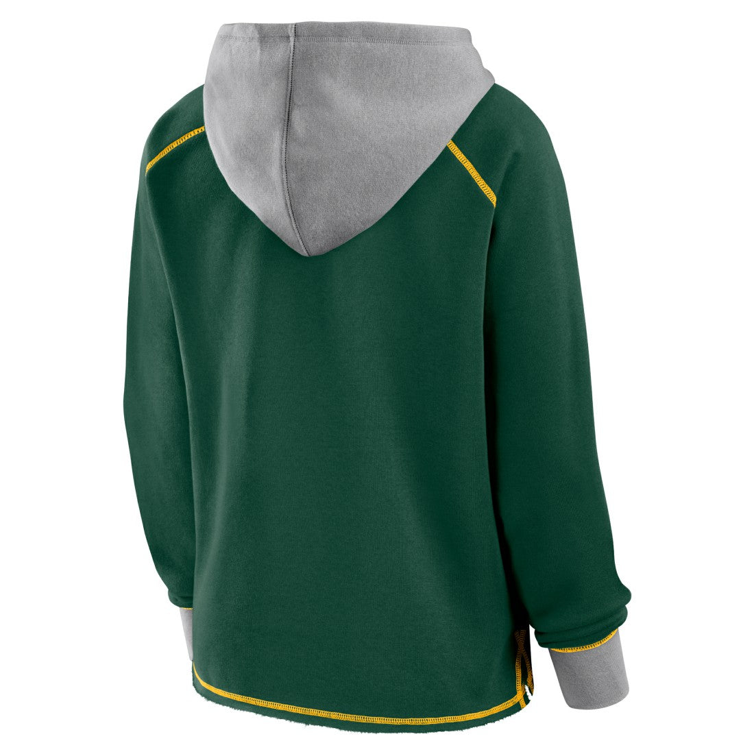 Green Bay Packers  Logo Athletic Women's Boom Fleece Pullover V-Neck Hoodie