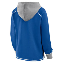 Indianapolis Colts  Logo Athletic Women's Boom Fleece Pullover V-Neck Hoodie