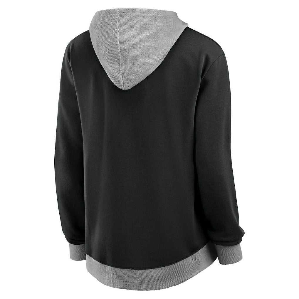 Las Vegas Raiders  Logo Athletic Women's Hit It French Terry Full-Zip Hoodie