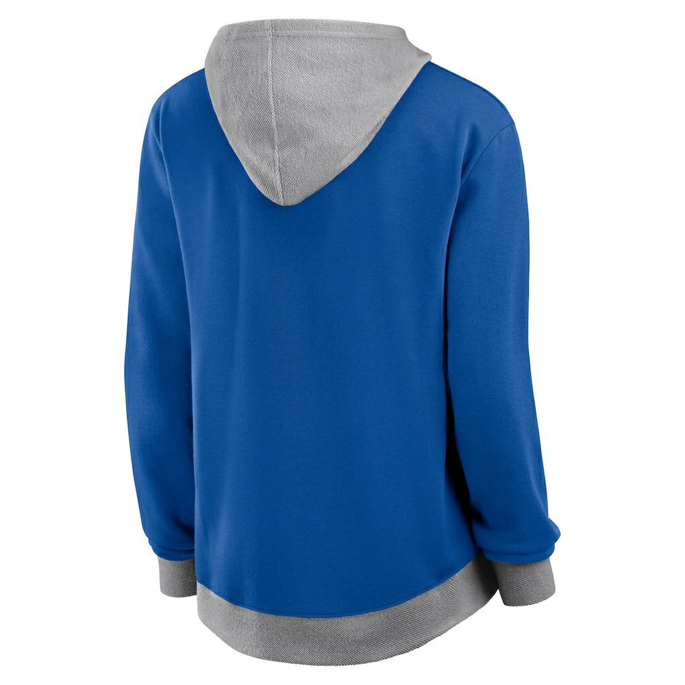 New York Giants  Logo Athletic Women's Hit It French Terry Full-Zip Hoodie