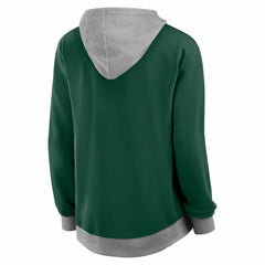 Green Bay Packers  Logo Athletic Women's Hit It French Terry Full-Zip Hoodie