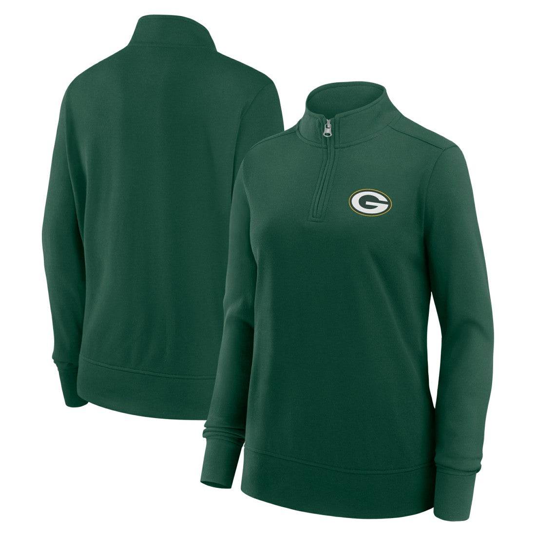 Green Bay Packers  Logo Athletic Women's Velocity Quarter-Zip Jacket