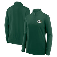 Green Bay Packers  Logo Athletic Women's Velocity Quarter-Zip Jacket