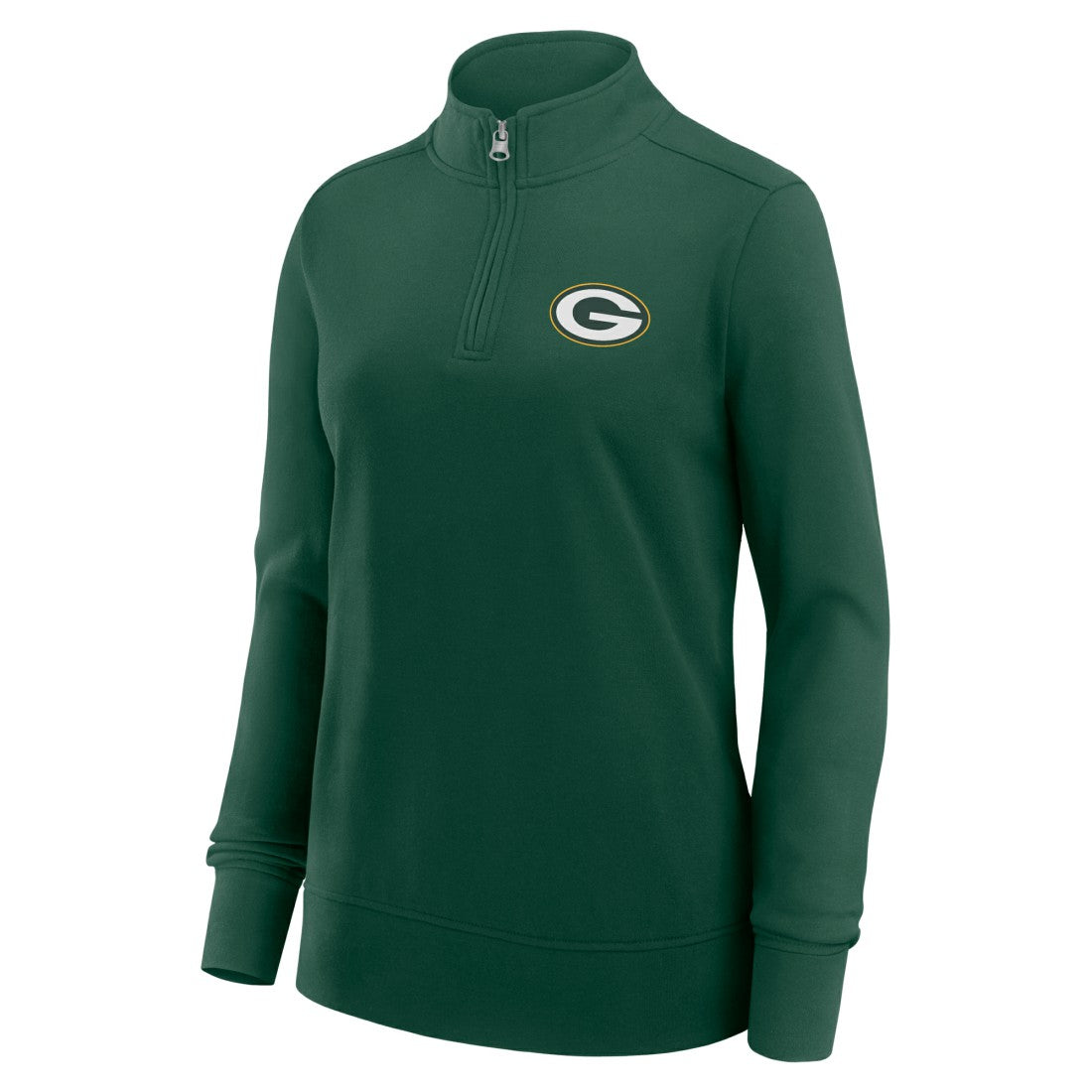 Green Bay Packers  Logo Athletic Women's Velocity Quarter-Zip Jacket