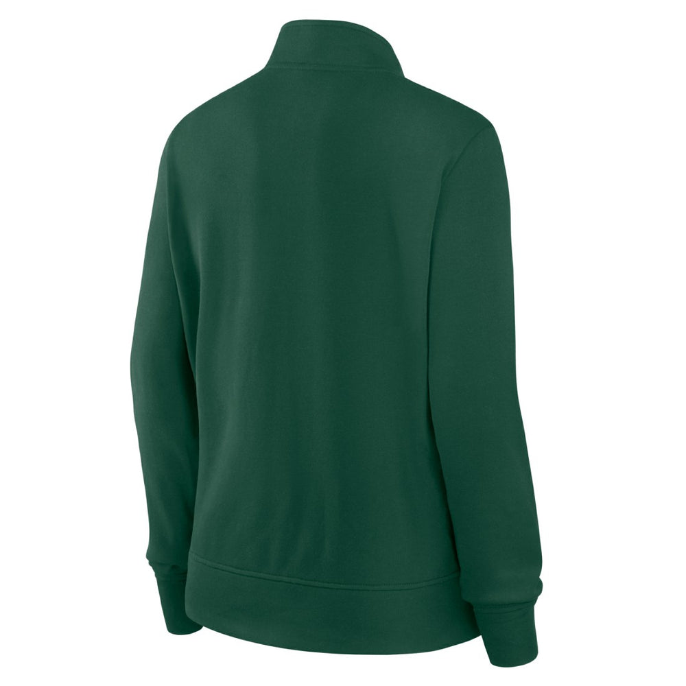 Green Bay Packers  Logo Athletic Women's Velocity Quarter-Zip Jacket