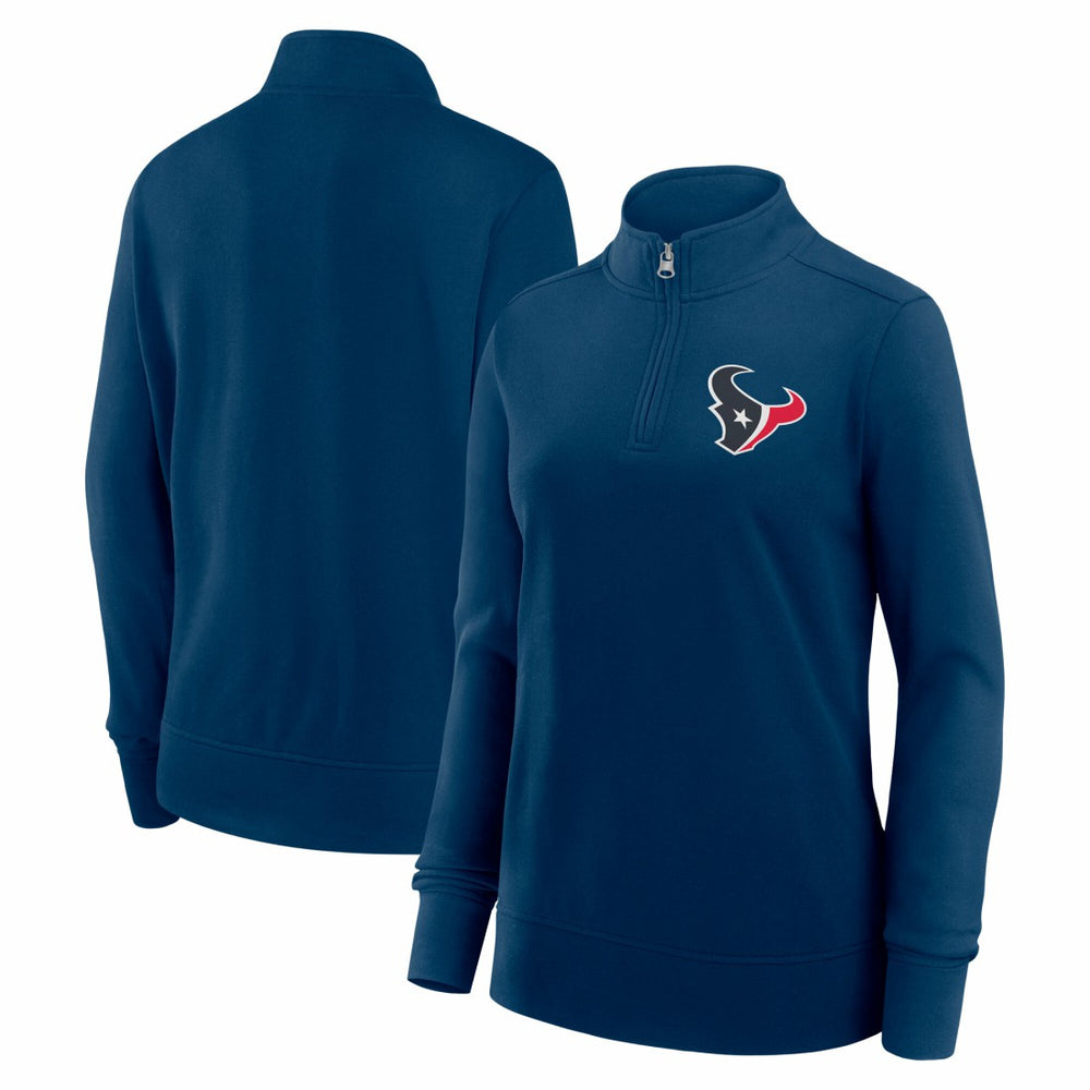 Houston Texans  Logo Athletic Women's Velocity Quarter-Zip Jacket