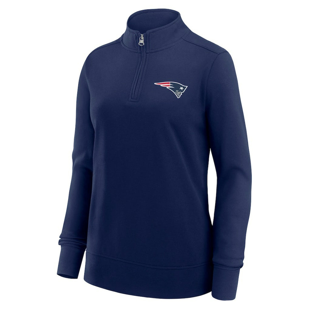 New England Patriots  Logo Athletic Women's Velocity Quarter-Zip Jacket