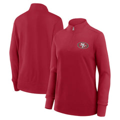 San Francisco 49ers  Logo Athletic Women's Velocity Quarter-Zip Jacket