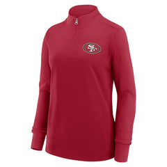 San Francisco 49ers  Logo Athletic Women's Velocity Quarter-Zip Jacket