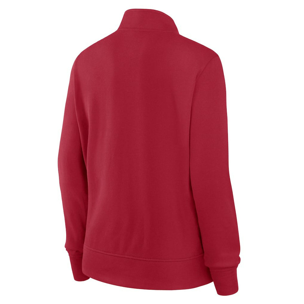 San Francisco 49ers  Logo Athletic Women's Velocity Quarter-Zip Jacket