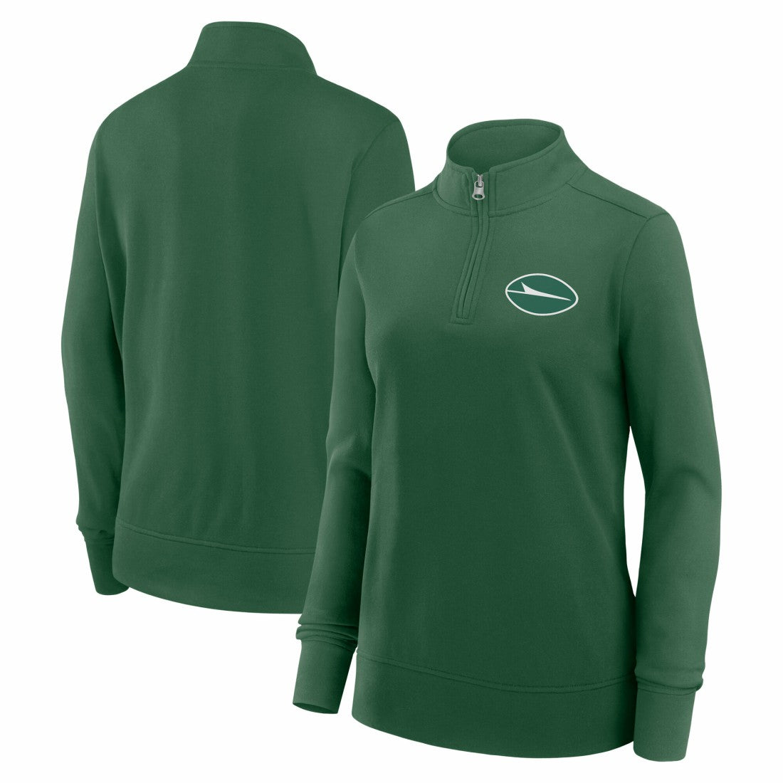 New York Jets  Logo Athletic Women's Velocity Quarter-Zip Jacket