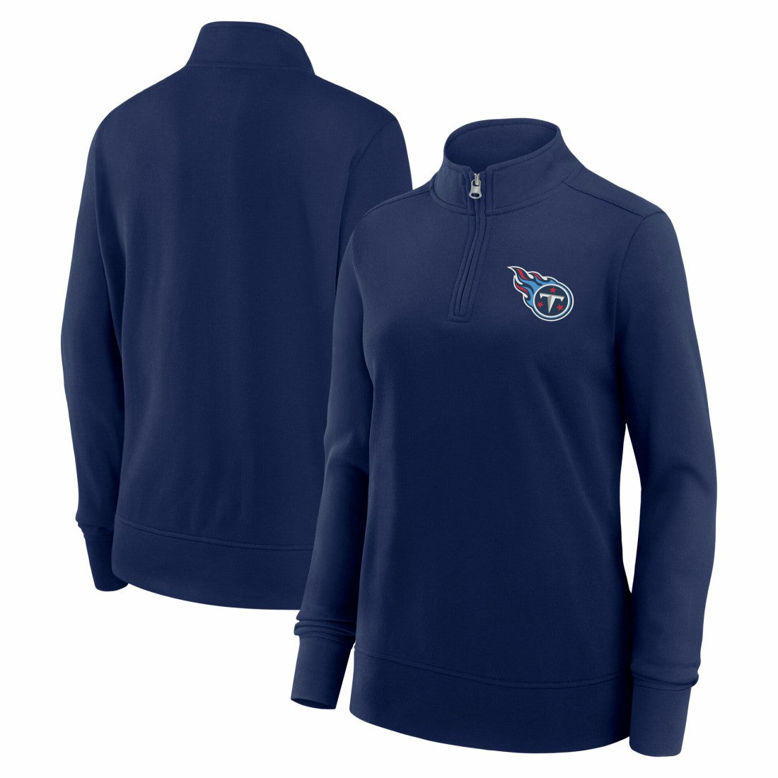 Tennessee Titans  Logo Athletic Women's Velocity Quarter-Zip Jacket